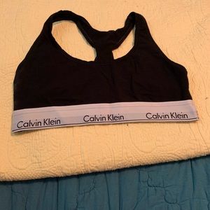 Black Calvin bralette